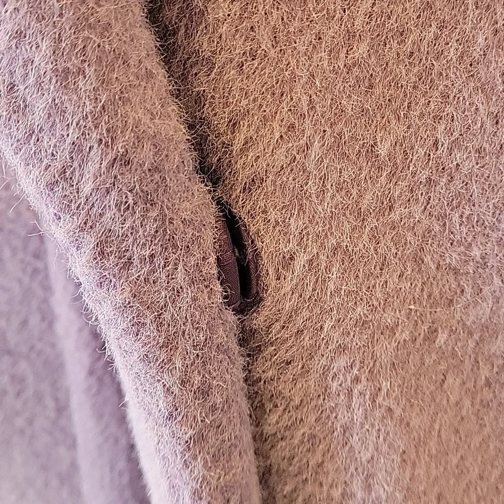 Nordstrom Lavender Notch Collar Textured Coat, Size Small - Picture 5 of 7